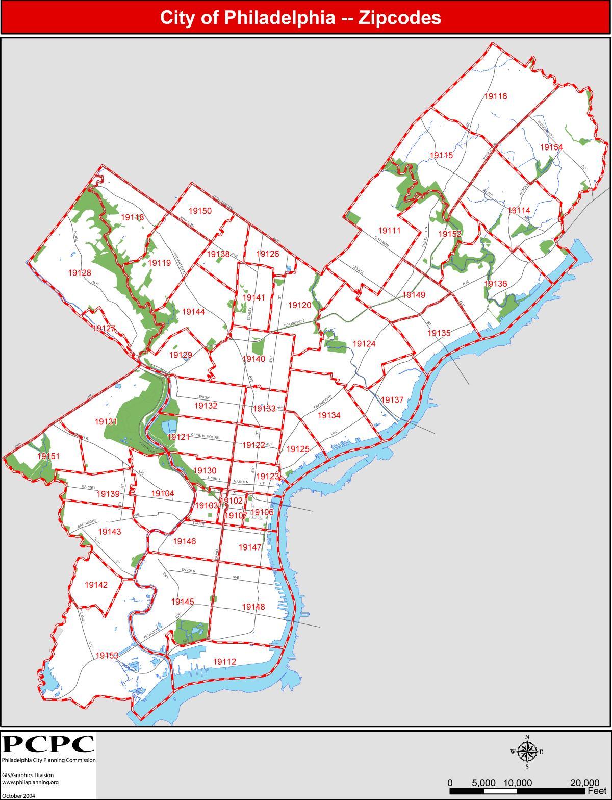 mappa di Philly pa