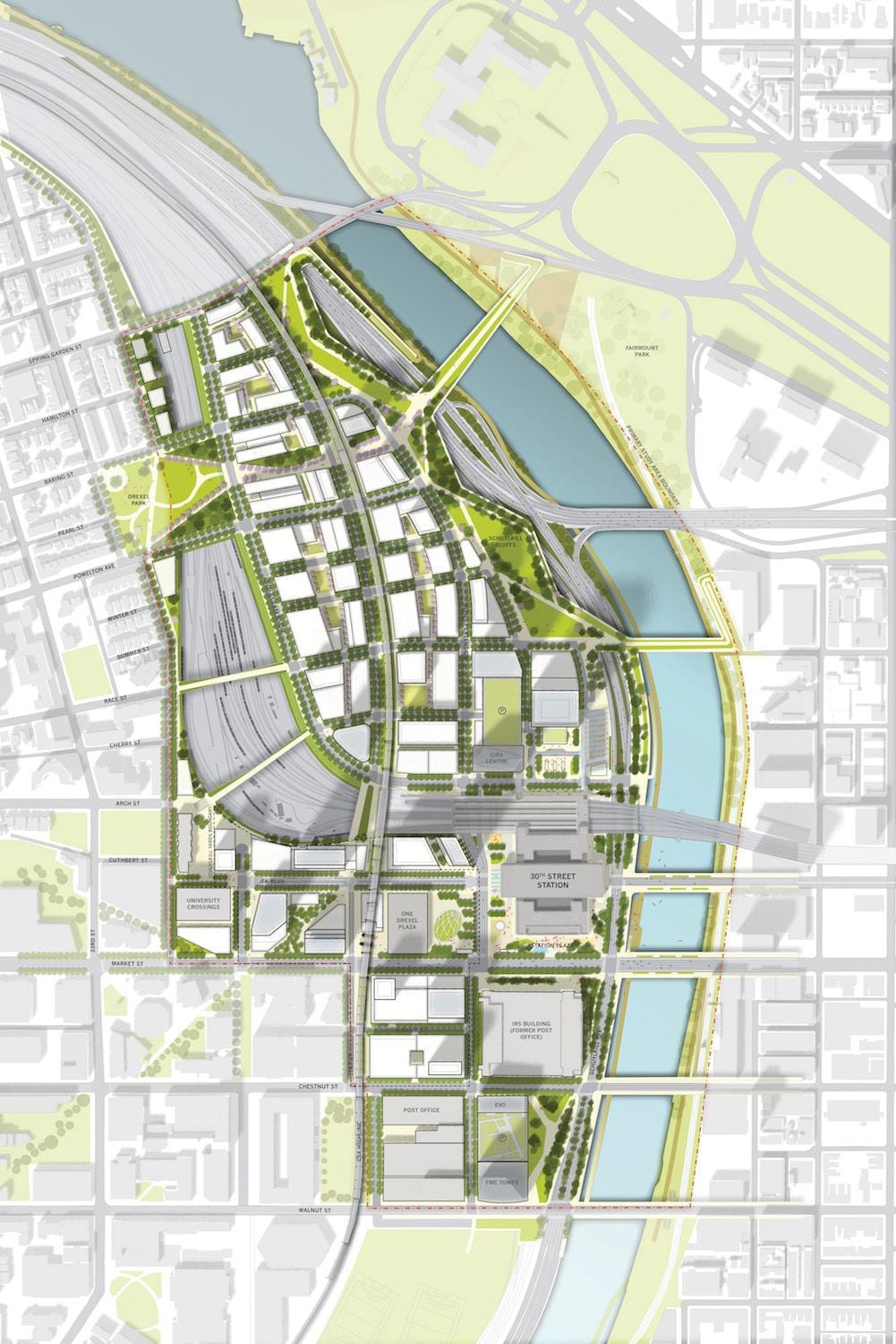 city university di Philadelphia mappa