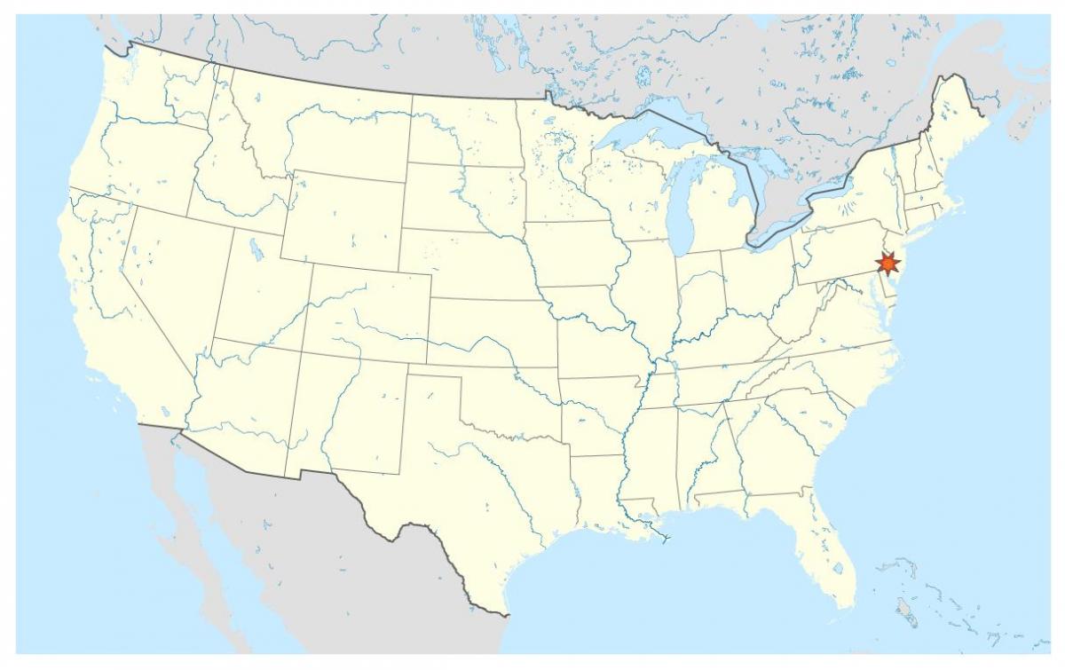 Philadelphia mappa del mondo