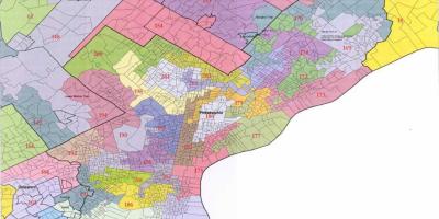 Philadelphia consiglio di quartiere mappa
