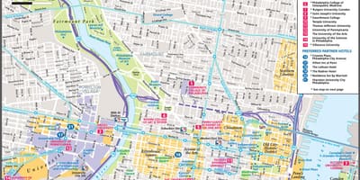 Philadelphia mappa