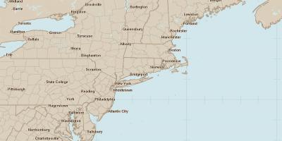 Mappa Radar Philadelphia