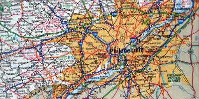 Mappa di Philadelphia, pa
